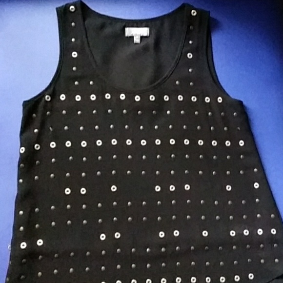 Neiman Marcus Tops - Neiman Marcus size Small sleeveless adorned.top